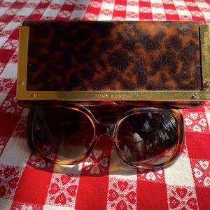 Tory Burch tortoise sunglasses